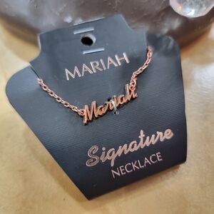 MARIAH Personalized Necklace In Rose Gold